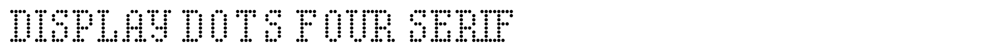 Display Dots Four Serif image